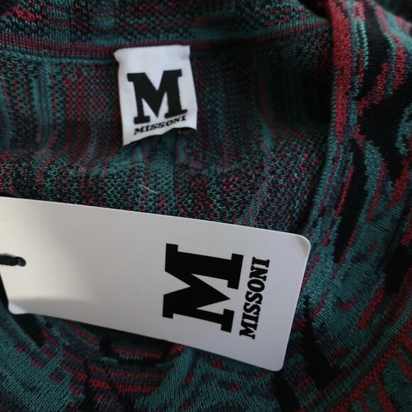 M Missoni Sleeveless Knit Multicolor Wool Blend Top Size 46 - Picture 11 of 16